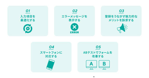 メルマガ登録者数を増やすフォーム作りのコツ