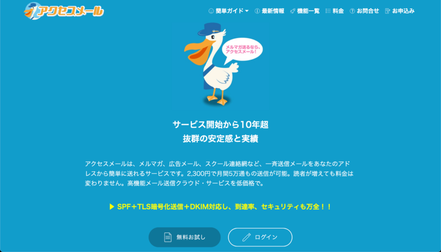 アクセスメール