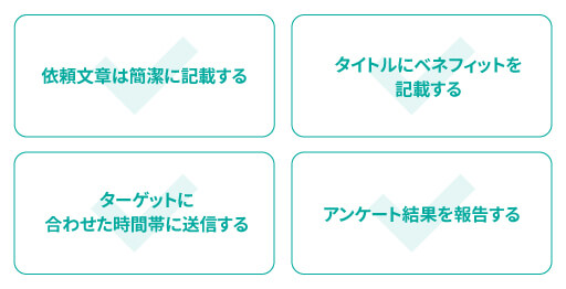 アンケート回収率を上げるメール配信のコツ