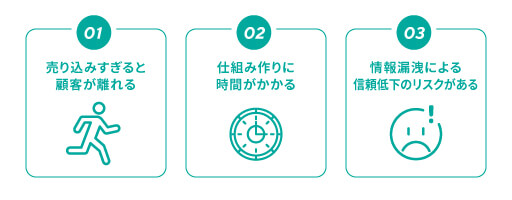 リストマーケティングのデメリット