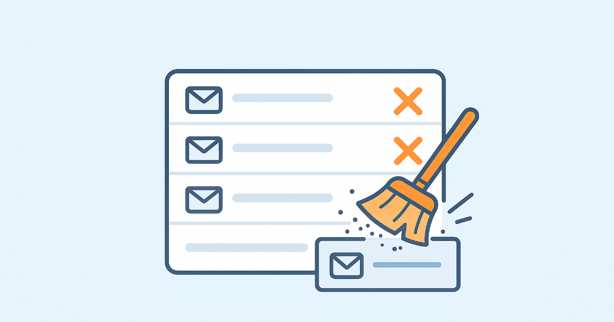 「迷惑メール」の元凶はこれ！リストの「大掃除」でメール到達率を爆上げする秘訣